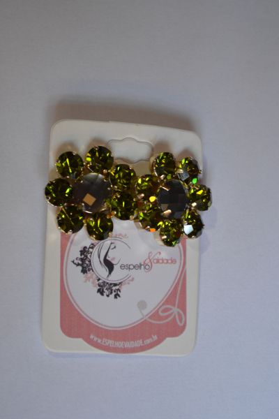Brinco Flor Esmeralda