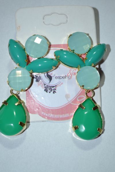 Brinco Verde Esmeralda